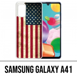 Custodia per Samsung Galaxy A41 - Bandiera Usa