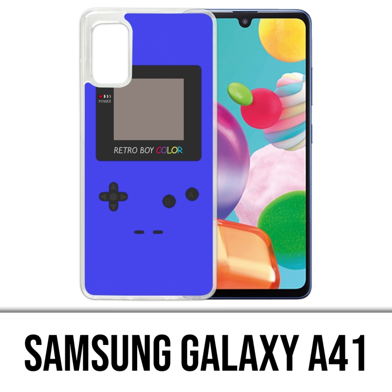 Funda Samsung Galaxy A41 - Game Boy Color Azul