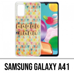 Samsung Galaxy A41 Case - Happy Days