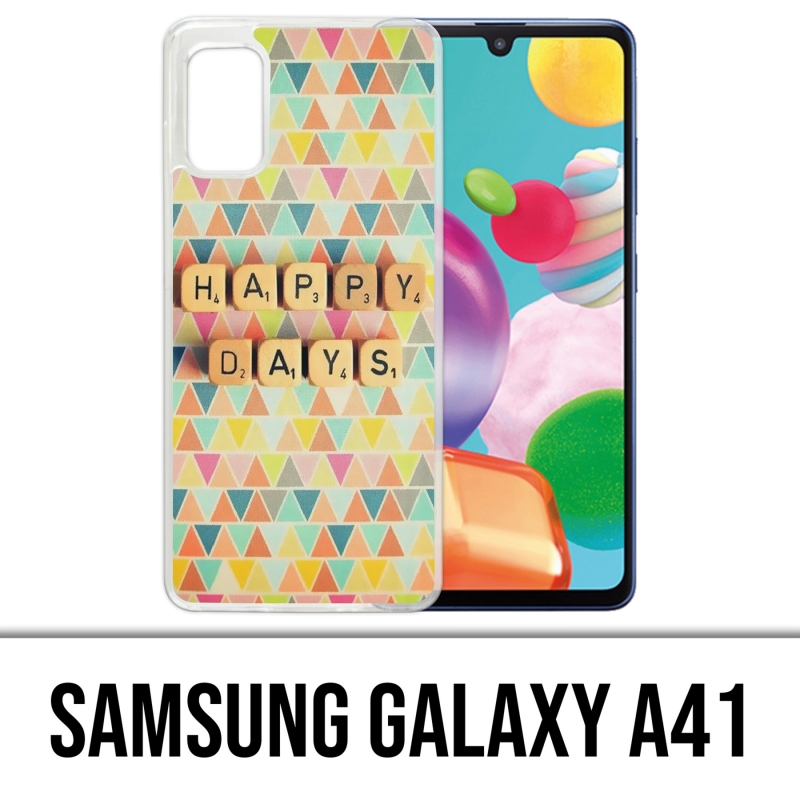 Samsung Galaxy A41 Case - Happy Days