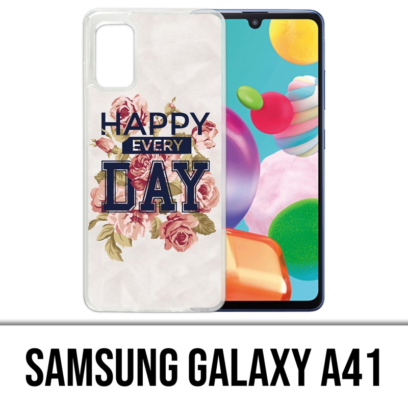 Custodie e protezioni Samsung Galaxy A41 - Happy Every Days Roses
