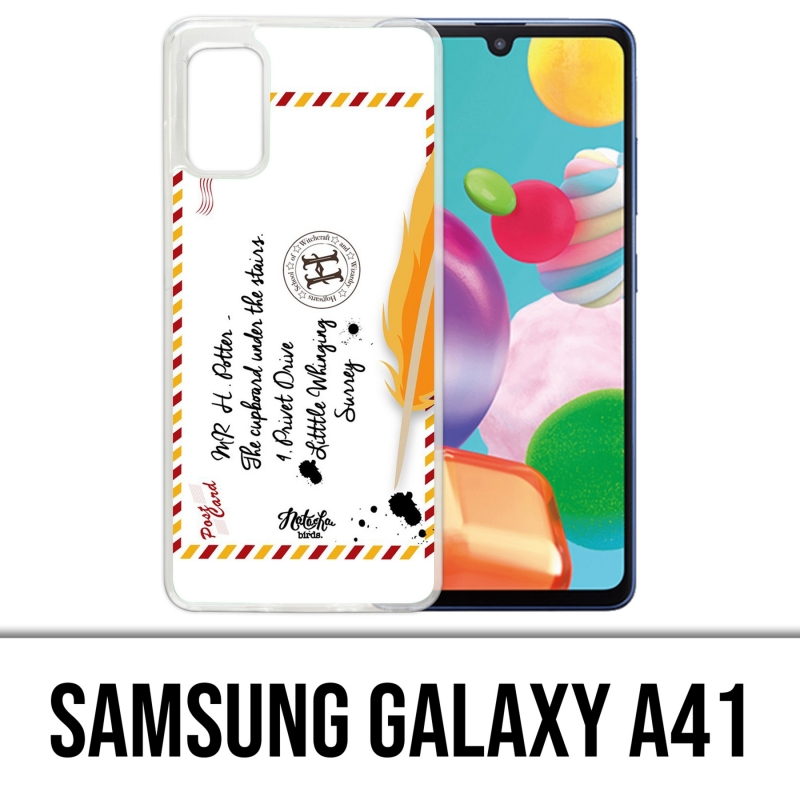 Coque Samsung Galaxy A41 - Harry Potter Lettre Poudlard