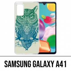 Samsung Galaxy A41 Case - Abstract Owl