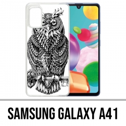 Samsung Galaxy A41 Case - Aztec Owl