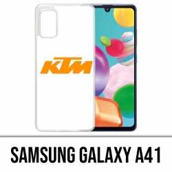 Samsung Galaxy A41 Case - Ktm Logo White Background