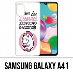 Funda Samsung Galaxy A41 - Unicornios