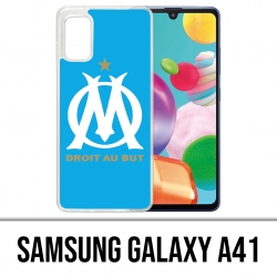 Samsung Galaxy A41 Case - Om Marseille Logo Blau