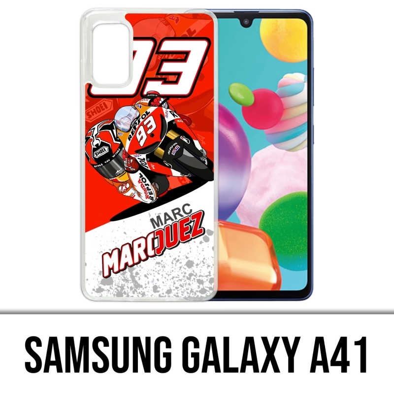 Samsung Galaxy A41 Case - Marquez Cartoon