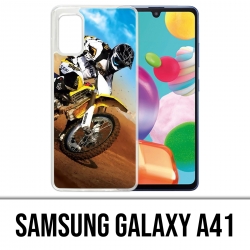 Custodia per Samsung Galaxy A41 - Sabbia Motocross