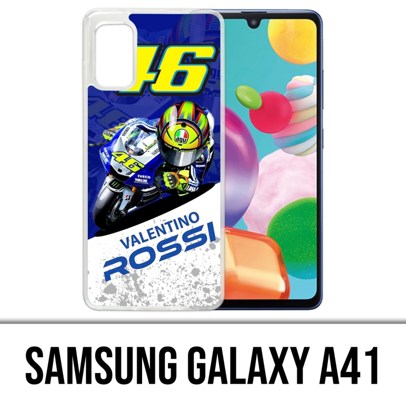 Coque Samsung Galaxy A41 - Motogp Rossi Cartoon