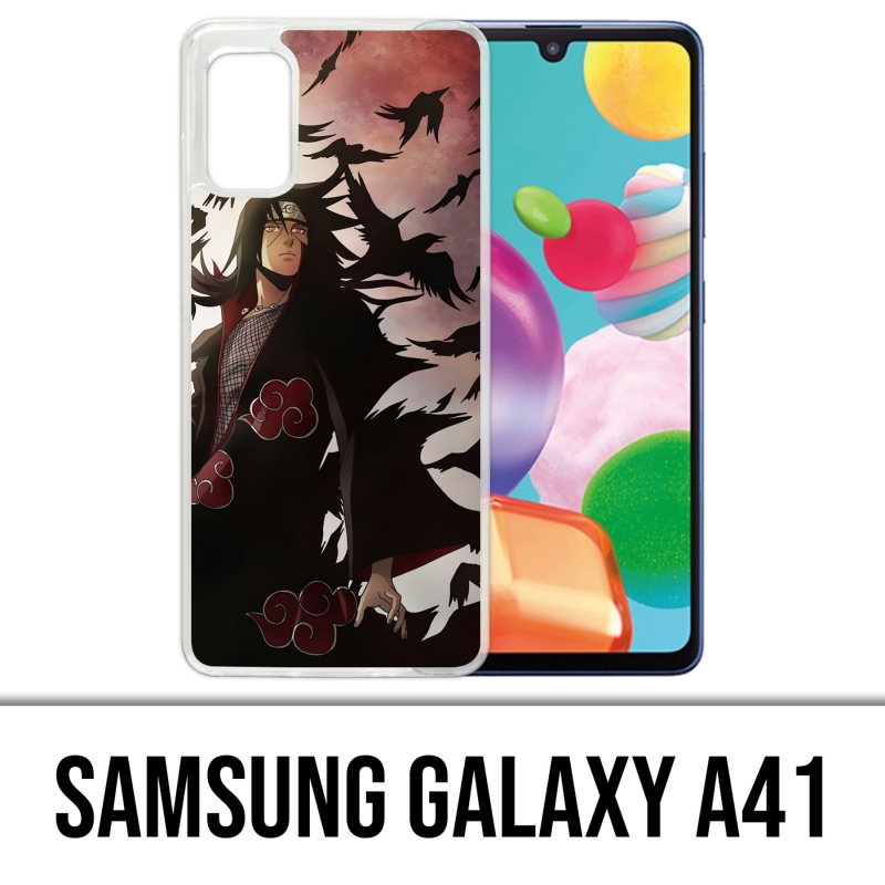 Coque Samsung Galaxy A41 - Naruto-Itachi-Corbeaux
