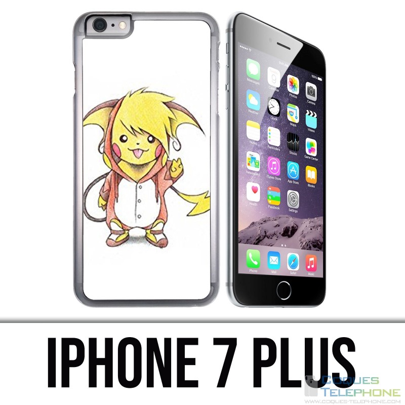 Coque iPhone 7 PLUS - Pokémon bébé Raichu
