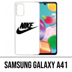 Custodia per Samsung Galaxy A41 - Logo Nike bianco