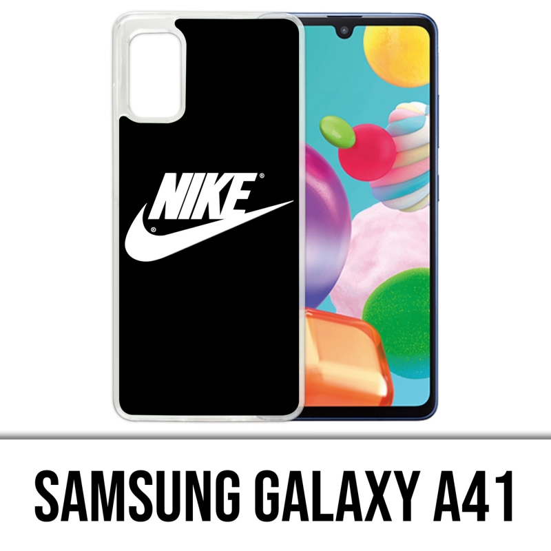 Palacio Portavoz carril Funda Para Samsung Galaxy A41 - Nike Logo Noir
