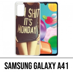 Samsung Galaxy A41 Case - Oh Shit Monday Girl