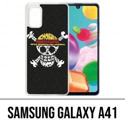 Funda Samsung Galaxy A41 - Nombre del logotipo de una pieza