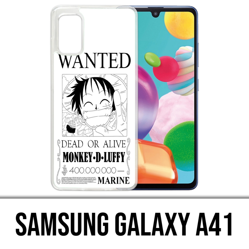 Funda Samsung Galaxy A41 - One Piece Wanted Luffy