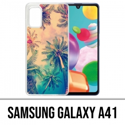 Coque Samsung Galaxy A41 - Palmiers