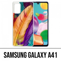 Custodia per Samsung Galaxy A41 - Piume