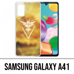 Funda Samsung Galaxy A41 - Pokémon Go Team Yellow Grunge