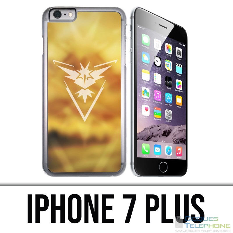 Custodia per iPhone 7 Plus - Pokémon Go Team Giallo