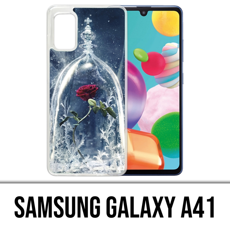 Custodia per Samsung Galaxy A41 - La Bella e la Bestia Rosa