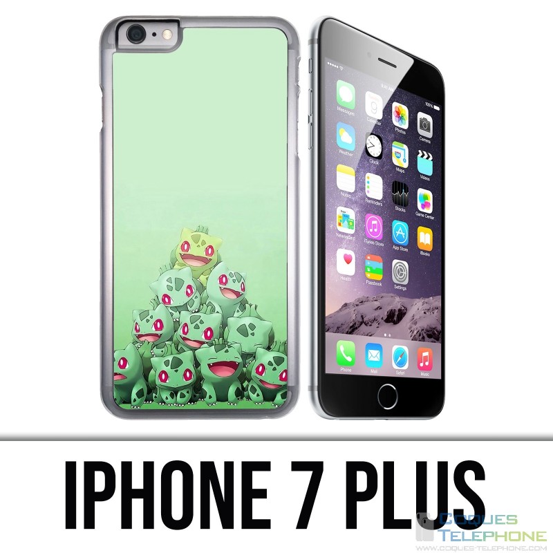 Custodia per iPhone 7 Plus: Pokémon Montagne Bulbizarre