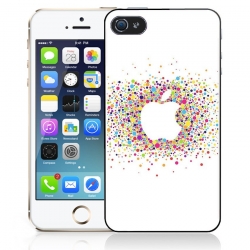 Funda para teléfono con logo de Apple - Multicolor