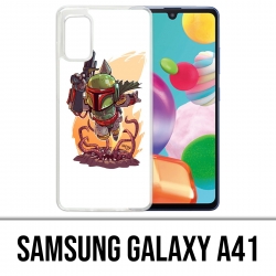 Coque Samsung Galaxy A41 - Star Wars Boba Fett Cartoon