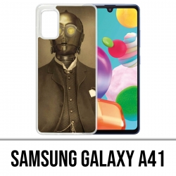 Custodia per Samsung Galaxy A41 - Star Wars Vintage C3Po