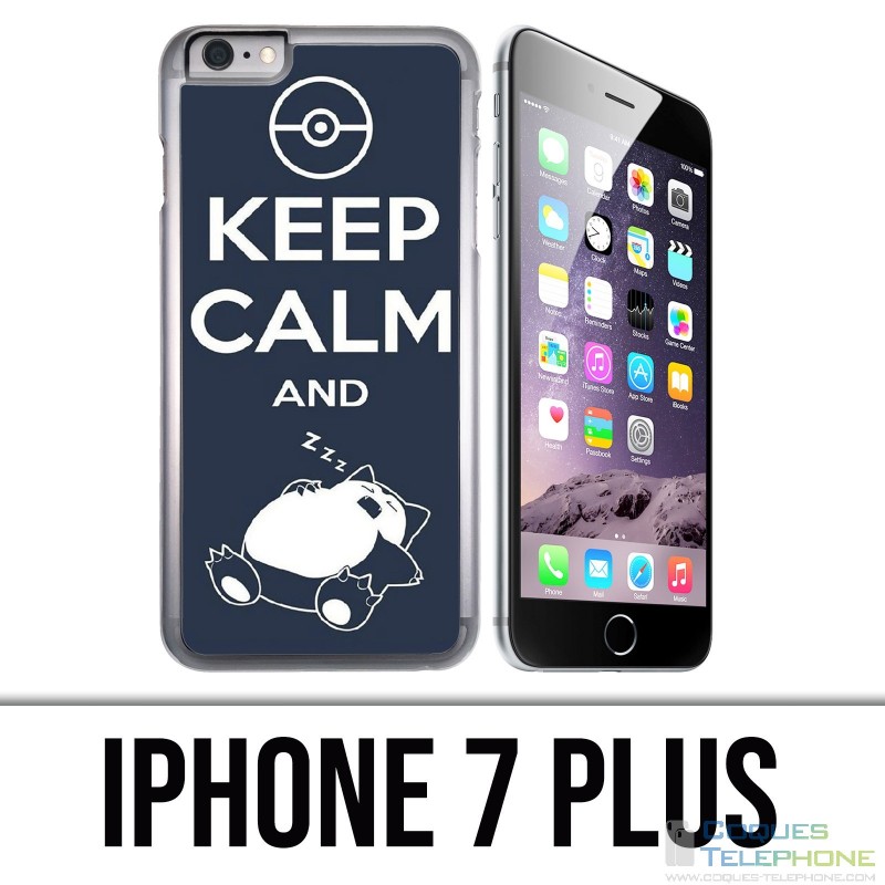 IPhone 7 Plus Case - Pokemon Ronflex Keep Calm
