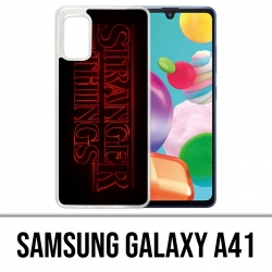 Coque Samsung Galaxy A41 - Stranger Things Logo