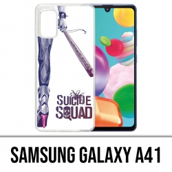 Coque Samsung Galaxy A41 - Suicide Squad Jambe Harley Quinn