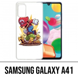 Funda Samsung Galaxy A41 - Tortuga de dibujos animados de Super Mario