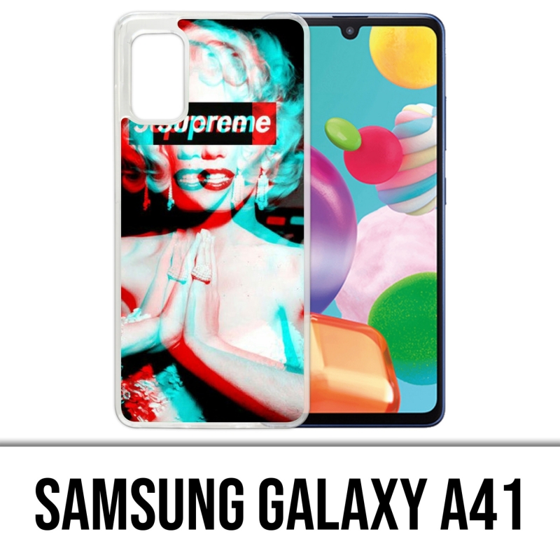 Custodia per Samsung Galaxy A41 - Supreme Marylin Monroe