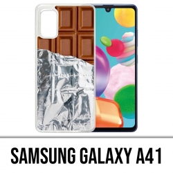 Custodia per Samsung Galaxy A41 - Tablet cioccolato in alluminio