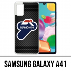 Coque Samsung Galaxy A41 - Termignoni Carbone