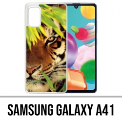 Custodia per Samsung Galaxy A41 - Foglie di tigre