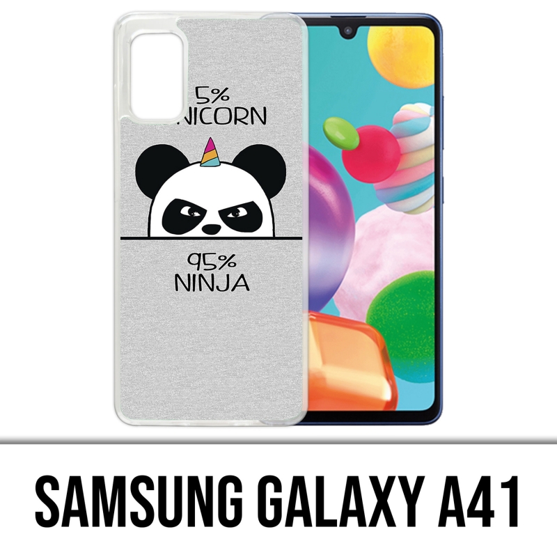 Funda Samsung Galaxy A41 - Unicornio Ninja Panda Unicornio