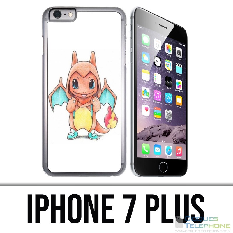 Custodia iPhone 7 Plus - Baby Pokémon Salameche