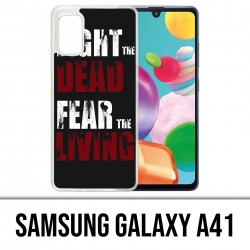 Samsung Galaxy A41 Case - Walking Dead Fight The Dead Angst vor den Lebenden