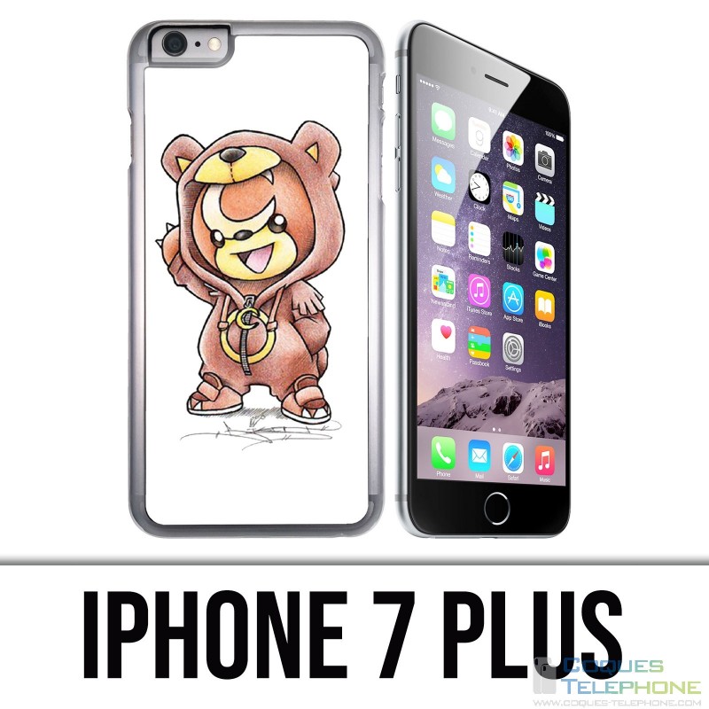 Custodia per iPhone 7 Plus - Pokémon Baby Teddiursa