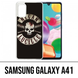 Coque Samsung Galaxy A41 - Walking Dead Logo Negan Lucille