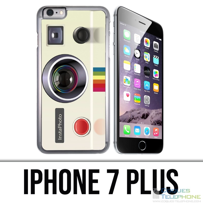 Coque iPhone 7 Plus - Polaroid Arc En Ciel Rainbow