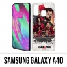 Funda Samsung Galaxy A40 - La Casa De Papel - Pintura Comics
