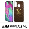 Coque Samsung Galaxy A40 - Louis Vuitton Logo