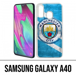 Samsung Galaxy A40 Case - Manchester Football Grunge