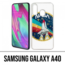 Coque Samsung Galaxy A40 - Nasa Badge Fusée