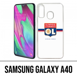 Coque Samsung Galaxy A40 - OL Olympique Lyonnais Logo Bandeau
