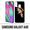 Samsung Galaxy A40 Case - One Piece Baby Luffy Flag